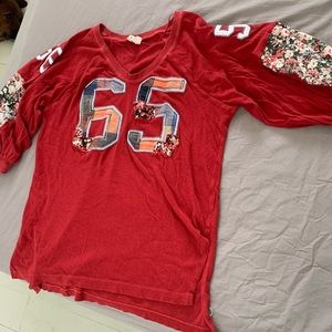 Free People tunic like t-shirt , never worn